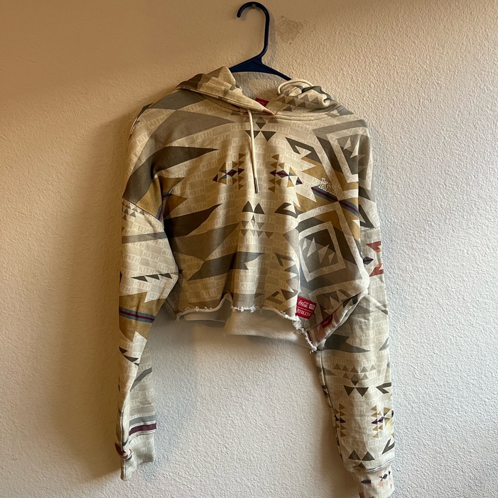 Kith cropped hoodie